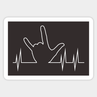 Heart beat Sticker